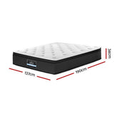 darrahopens Furniture > Mattresses Giselle Bedding Eve Euro Top Pocket Spring Mattress 34cm Thick Double