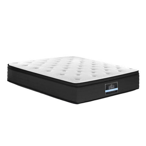 darrahopens Furniture > Mattresses Giselle Bedding Eve Euro Top Pocket Spring Mattress 34cm Thick Double