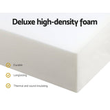 Darrahopens Furniture > Mattresses Giselle Bedding Foldable Mattress Folding Portable Bed Camping Mat Queen Grey