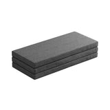 Darrahopens Furniture > Mattresses Giselle Bedding Foldable Mattress Folding Portable Bed Camping Mat Queen Grey