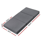 darrahopens Furniture > Mattresses Giselle Bedding Folding Foam Portable Mattress