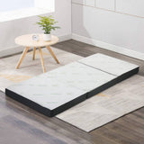 darrahopens Furniture > Mattresses Giselle Bedding Folding Foam Portable Mattress Bamboo Fabric