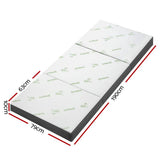 darrahopens Furniture > Mattresses Giselle Bedding Folding Foam Portable Mattress Bamboo Fabric