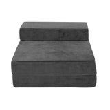 darrahopens Furniture > Mattresses Giselle Bedding Folding Foam Portable Mattress Grey