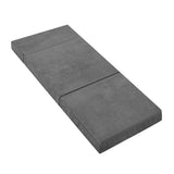 darrahopens Furniture > Mattresses Giselle Bedding Folding Foam Portable Mattress Grey