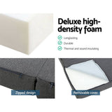 darrahopens Furniture > Mattresses Giselle Bedding Folding Mattress Camping Foldable Portable Mattress Floor Bed