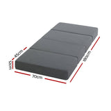 darrahopens Furniture > Mattresses Giselle Bedding Folding Mattress Camping Foldable Portable Mattress Floor Bed