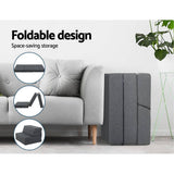darrahopens Furniture > Mattresses Giselle Bedding Folding Mattress Foldable Portable Bed Floor Mat Camping Pad