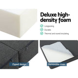 darrahopens Furniture > Mattresses Giselle Bedding Folding Mattress Foldable Portable Bed Floor Mat Camping Pad