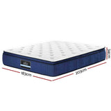darrahopens Furniture > Mattresses Giselle Bedding Franky Euro Top Cool Gel Pocket Spring Mattress 34cm Thick King