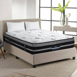 darrahopens Furniture > Mattresses Giselle Bedding Galaxy Euro Top Cool Gel Pocket Spring Mattress 35cm Thick Queen