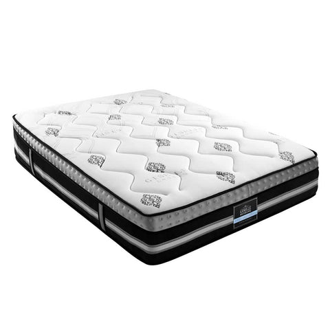 darrahopens Furniture > Mattresses Giselle Bedding Galaxy Euro Top Cool Gel Pocket Spring Mattress 35cm Thick Queen