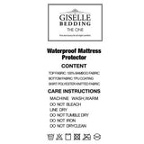 darrahopens Furniture > Mattresses Giselle Bedding Giselle Bedding Bamboo Mattress Protector Double