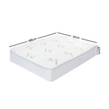 darrahopens Furniture > Mattresses Giselle Bedding Giselle Bedding Bamboo Mattress Protector Single