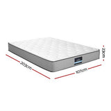 Darrahopens Furniture > Mattresses Giselle Bedding King Single Mattress Extra Firm Pocket Spring Foam Super Firm
