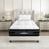darrahopens Furniture > Mattresses Giselle Bedding Luna Euro Top Cool Gel Pocket Spring Mattress 36cm Thick King Single