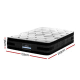 darrahopens Furniture > Mattresses Giselle Bedding Luna Euro Top Cool Gel Pocket Spring Mattress 36cm Thick Queen
