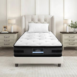 darrahopens Furniture > Mattresses Giselle Bedding Luna Euro Top Cool Gel Pocket Spring Mattress 36cm Thick Single