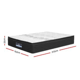 Darrahopens Furniture > Mattresses Giselle Bedding Mattress Extra Firm Queen Pocket Spring Foam Super Firm 32cm