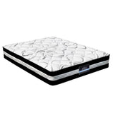 darrahopens Furniture > Mattresses Giselle Bedding Mykonos Euro Top Pocket Spring Mattress 30cm Thick Double