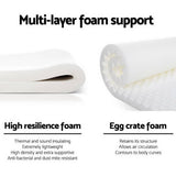 darrahopens Furniture > Mattresses Giselle Bedding Mykonos Euro Top Pocket Spring Mattress 30cm Thick Queen