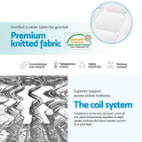 darrahopens Furniture > Mattresses Giselle Bedding Normay Bonnell Spring Mattress 21cm Thick Double