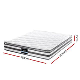 darrahopens Furniture > Mattresses Giselle Bedding Normay Bonnell Spring Mattress 21cm Thick King