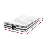 darrahopens Furniture > Mattresses Giselle Bedding Normay Bonnell Spring Mattress 21cm Thick Single