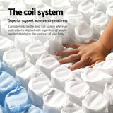 darrahopens Furniture > Mattresses Giselle Bedding Peyton Pocket Spring Mattress 21cm Thick Double