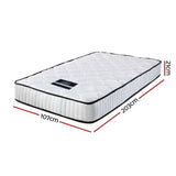 darrahopens Furniture > Mattresses Giselle Bedding Peyton Pocket Spring Mattress 21cm Thick King Single
