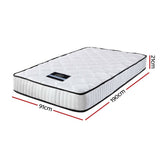darrahopens Furniture > Mattresses Giselle Bedding Peyton Pocket Spring Mattress 21cm Thick Single