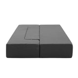 darrahopens Furniture > Mattresses Giselle Bedding Portable Sofa Bed Folding Mattress Lounger Chair Ottoman Grey