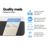darrahopens Furniture > Mattresses Giselle Bedding Queen Size Memory Foam Mattress Cool Gel without Spring