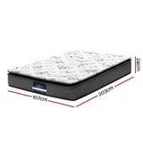 darrahopens Furniture > Mattresses Giselle Bedding Rocco Bonnell Spring Mattress 24cm Thick King Single