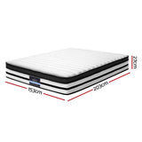 darrahopens Furniture > Mattresses Giselle Bedding Rostock Euro Top Pocket Spring Mattress 27cm Thick Queen