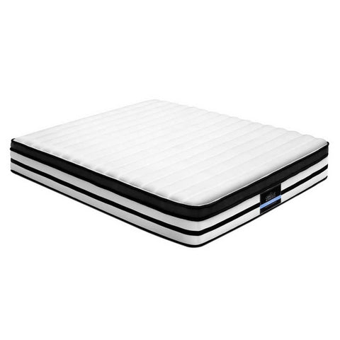 darrahopens Furniture > Mattresses Giselle Bedding Rostock Euro Top Pocket Spring Mattress 27cm Thick Queen