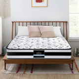 darrahopens Furniture > Mattresses Giselle Bedding Rumba Tight Top Pocket Spring Mattress 24cm Thick King