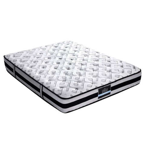 darrahopens Furniture > Mattresses Giselle Bedding Rumba Tight Top Pocket Spring Mattress 24cm Thick King