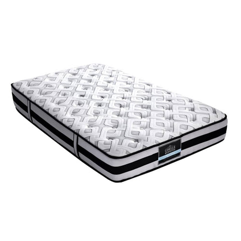 darrahopens Furniture > Mattresses Giselle Bedding Rumba Tight Top Pocket Spring Mattress 24cm Thick Single