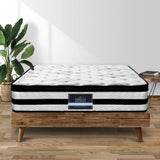 Darrahopens Furniture > Mattresses Giselle Bedding Super King Mattress Bed Euro Top Pocket Spring Firm Foam 34CM