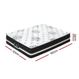 darrahopens Furniture > Mattresses Giselle Double Size Mattress Bed COOL GEL Memory Foam Euro Top Pocket Spring