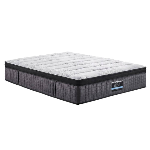 darrahopens Furniture > Mattresses Giselle King Bed Mattress 9 Zone Pocket Spring Latex Foam Medium Firm 34cm