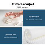 Darrahopens Furniture > Mattresses Giselle King Bed Mattress Size Extra Firm 7 Zone Pocket Spring Foam 28cm