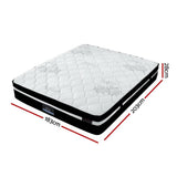 Darrahopens Furniture > Mattresses Giselle King Bed Mattress Size Extra Firm 7 Zone Pocket Spring Foam 28cm