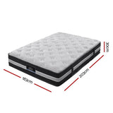 darrahopens Furniture > Mattresses Giselle King Mattress Bed Size 7 Zone Pocket Spring Medium Firm Foam 30cm