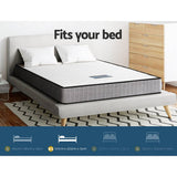 Darrahopens Furniture > Mattresses Giselle Mattress Medium Firm Mattresses Tight Top Bed Bonnel Spring 13cm KS