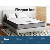 Darrahopens Furniture > Mattresses Giselle Mattress Medium Firm Mattresses Tight Top Bed Bonnel Spring 13cm SINGLE