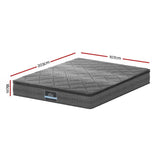 Darrahopens Furniture > Mattresses Giselle Mattress Pillow Top Bed Size Bonnell Spring Medium Firm Foam 18CM KS