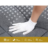 Darrahopens Furniture > Mattresses Giselle QUEEN Mattress Pillow Top Bed Size Bonnell Spring Medium Firm Foam 18CM