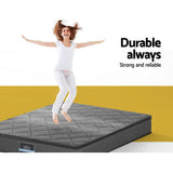 Darrahopens Furniture > Mattresses Giselle QUEEN Mattress Pillow Top Bed Size Bonnell Spring Medium Firm Foam 18CM